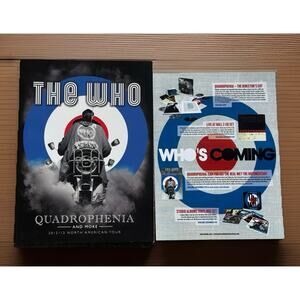 VINTAGE THE WHO QUADROPHENIA & MORE 2012/13 NORTH AMERICAN TOUR BOOK